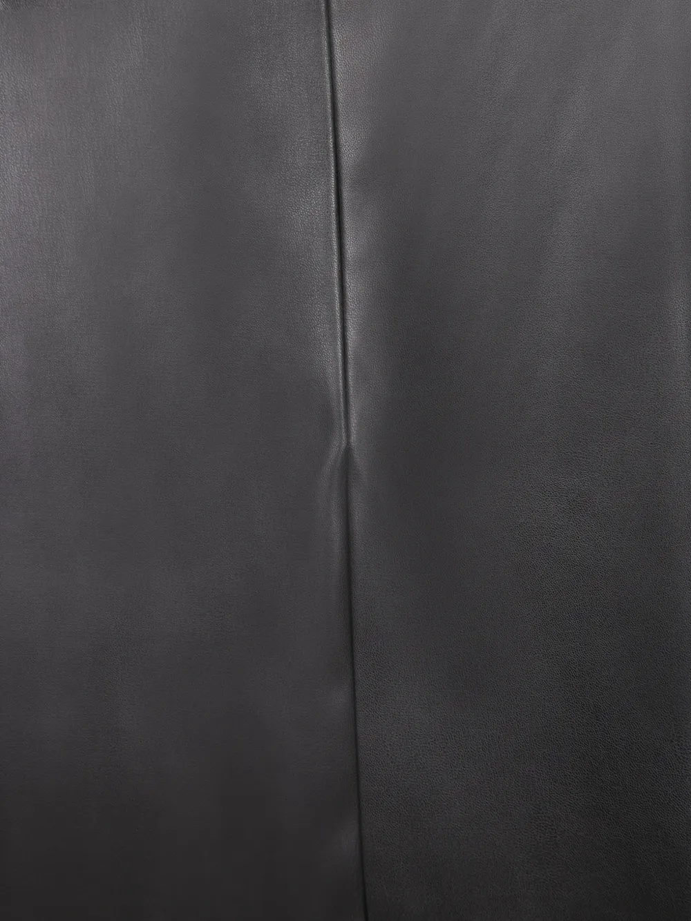 ERMANNO FIRENZE Midi-rok van imitatieleer Zwart