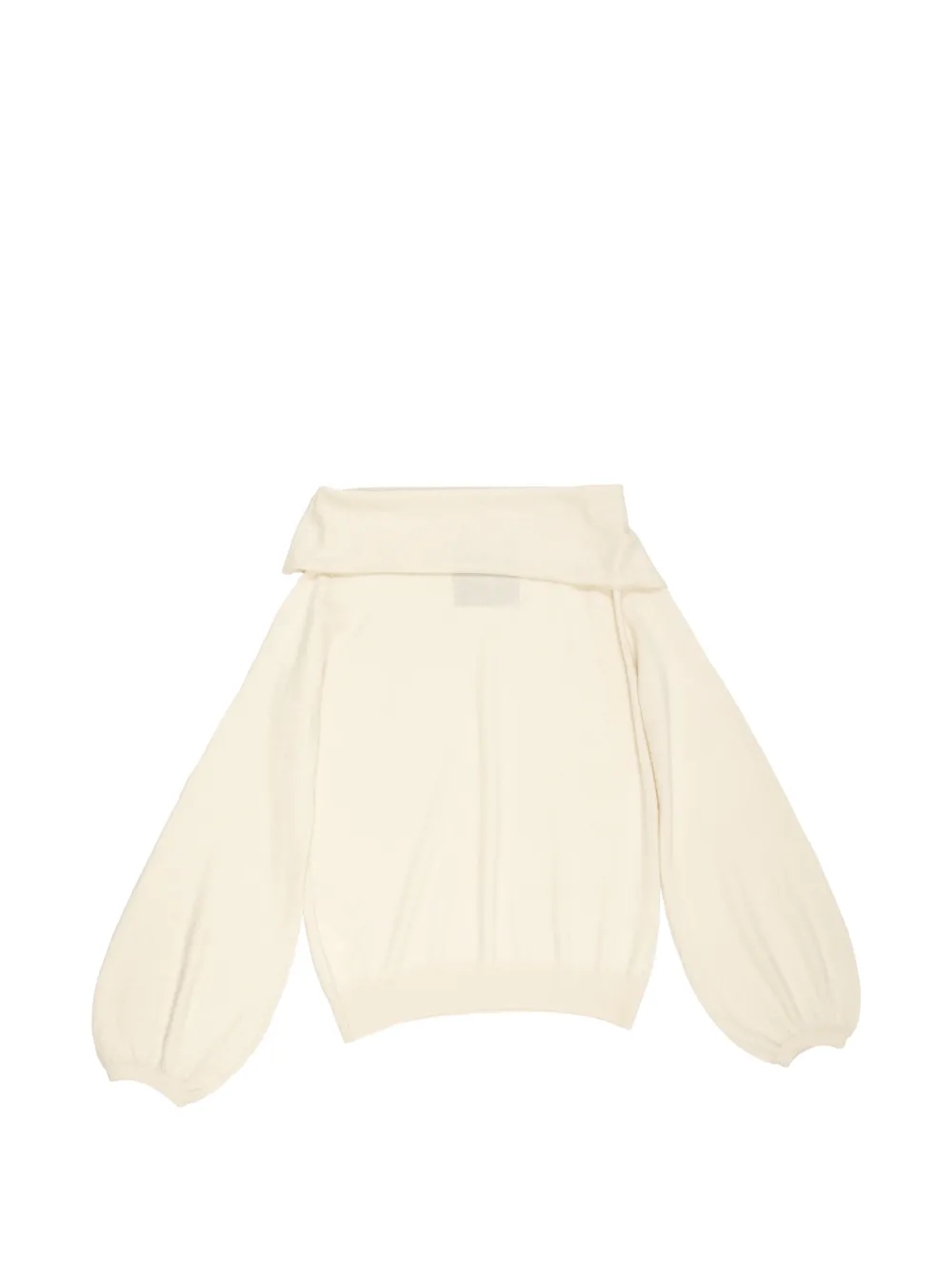 Frenckenberger off-shoulder Gypsy sweater Beige