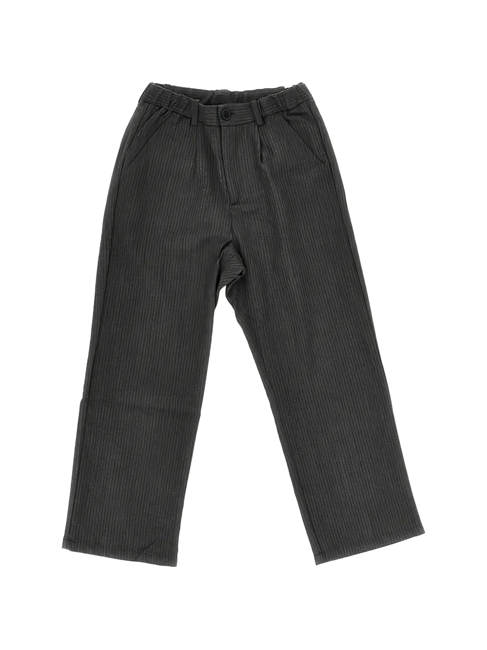Bonpoint Manuel pinstripe-pattern wool trousers - Grigio