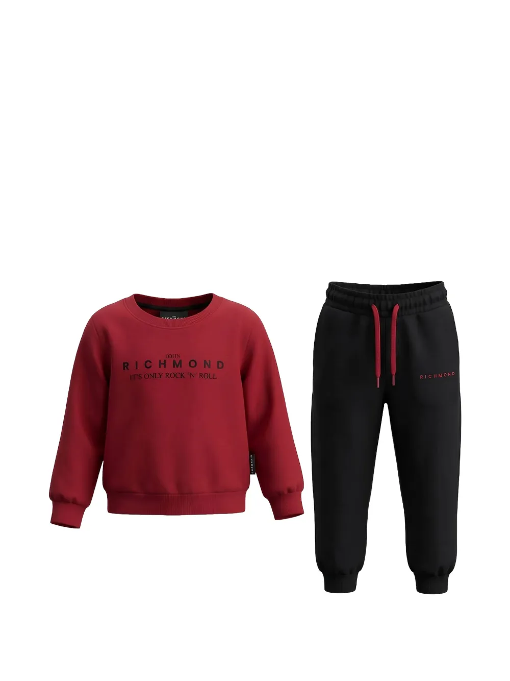 John Richmond Junior logo-print tracksuit - Rosso