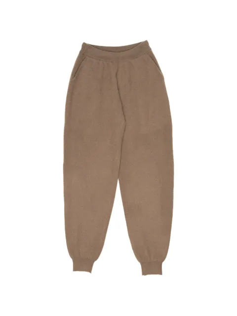 Frenckenberger elasticated cashmere track pants