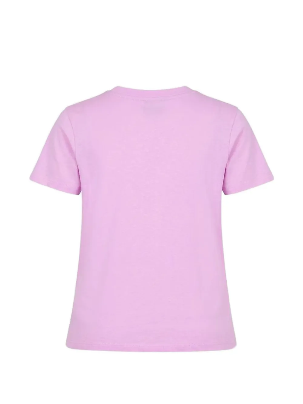 GANNI Baby Fit T-shirt with forest teddy Roze