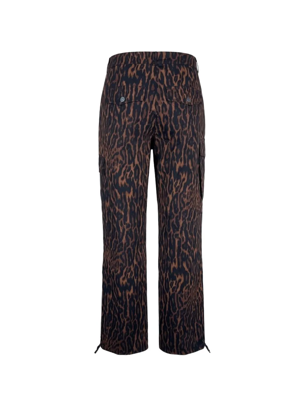 GANNI leopard-print cargo pants Bruin