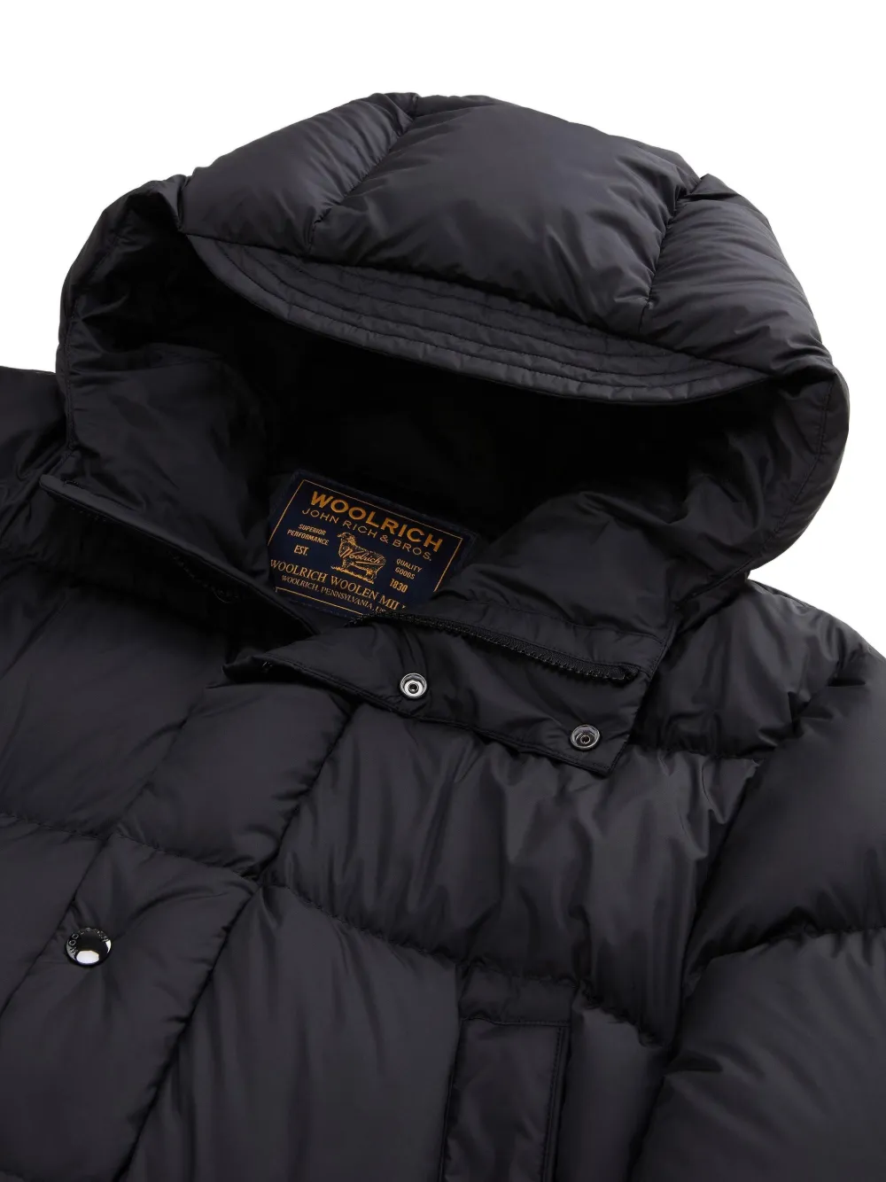 Woolrich Cloud Davis padded coat Zwart