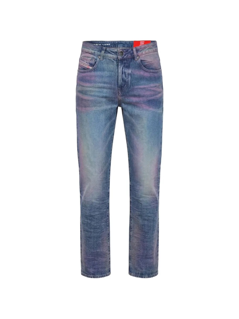 Diesel D-Lie-Fsj3 faded jeans - Blu