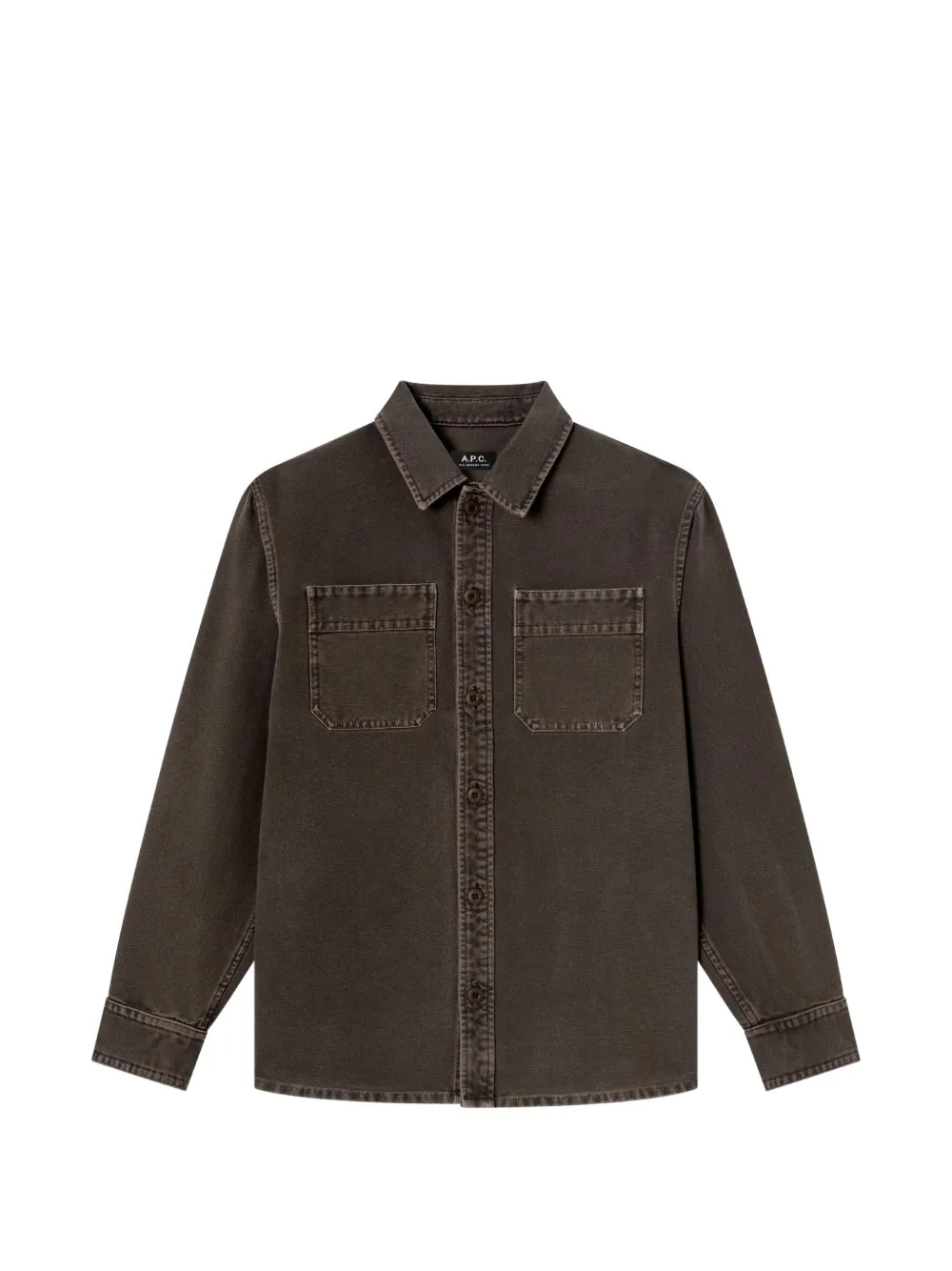 A.P.C. Noah overshirt jacket | Brown | Image 1