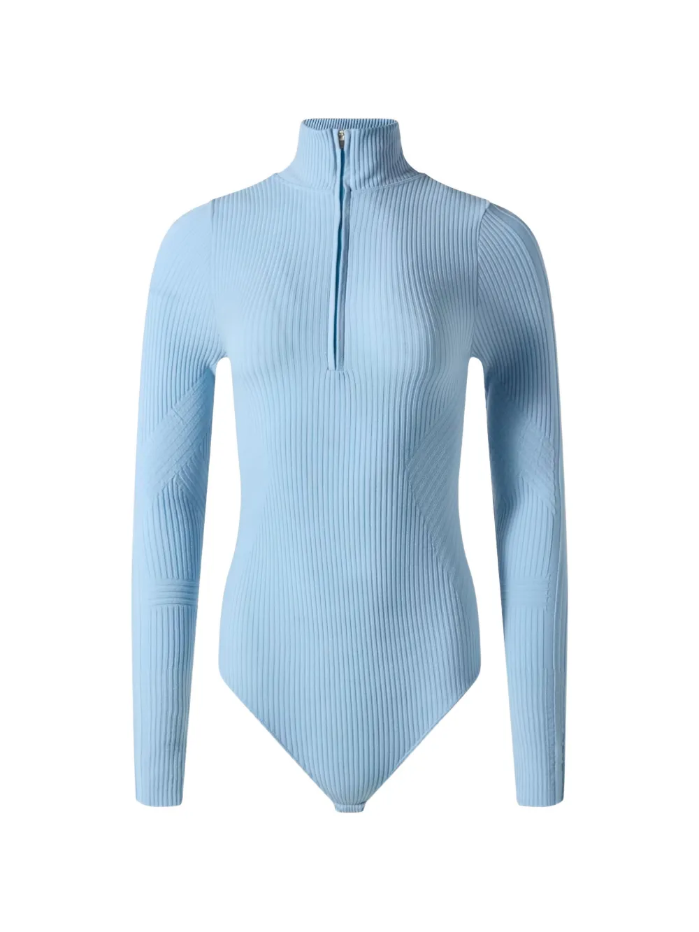 Perfect Moment Wool-blend Base-layer Bodysuit in Blue