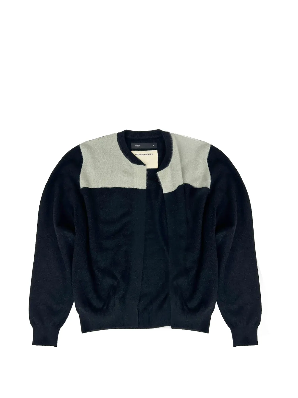 Frenckenberger colour-block cashmere cardigan