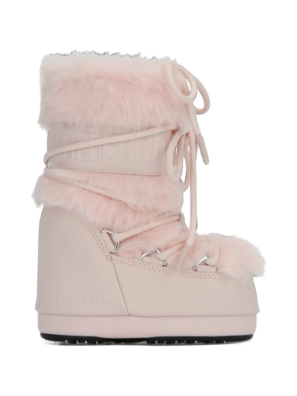 Moon Boot Kids Icon faux-fur snow boots - Rosa