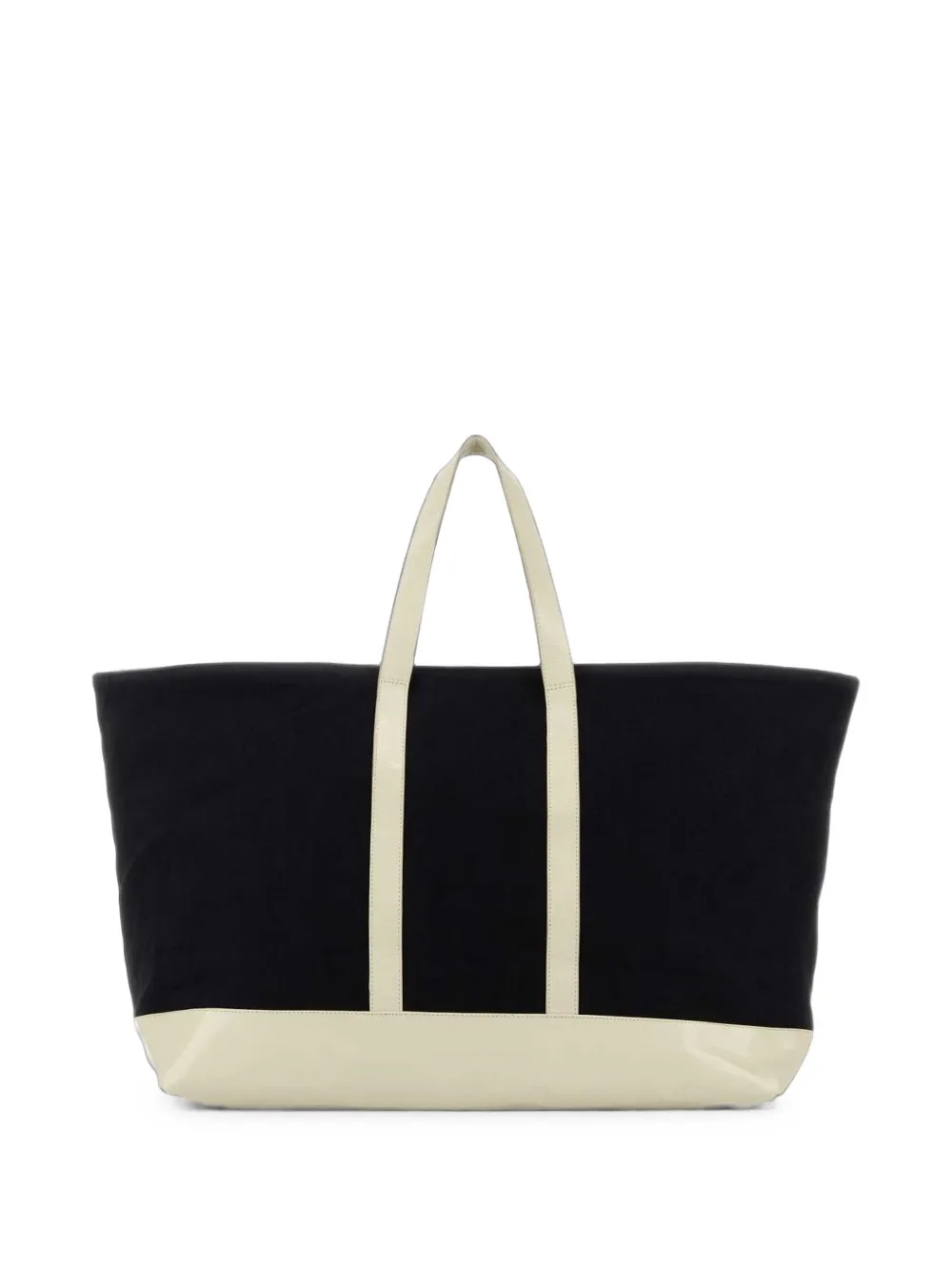 Gimaguas big contrast-trim tote bag - Nero