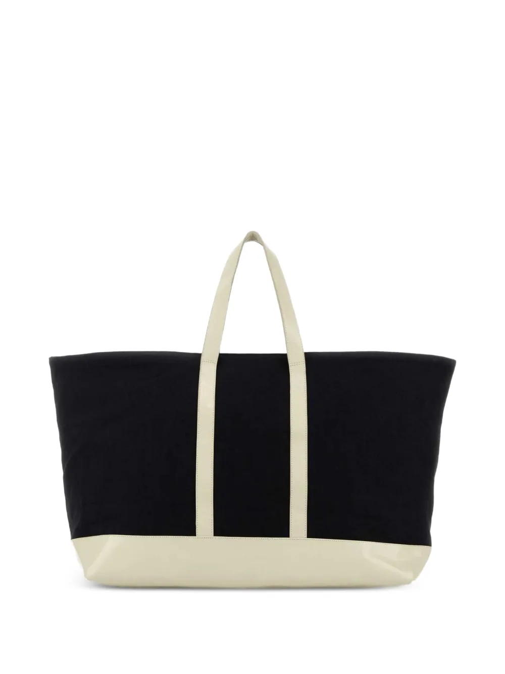 Gimaguas big contrast-trim tote bag - Black
