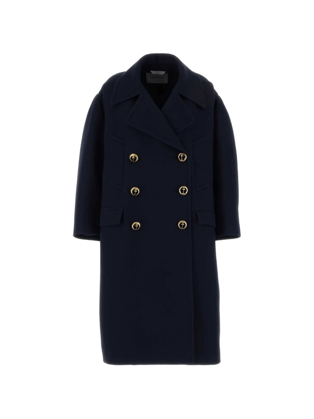 Balenciaga double-breasted wool coat