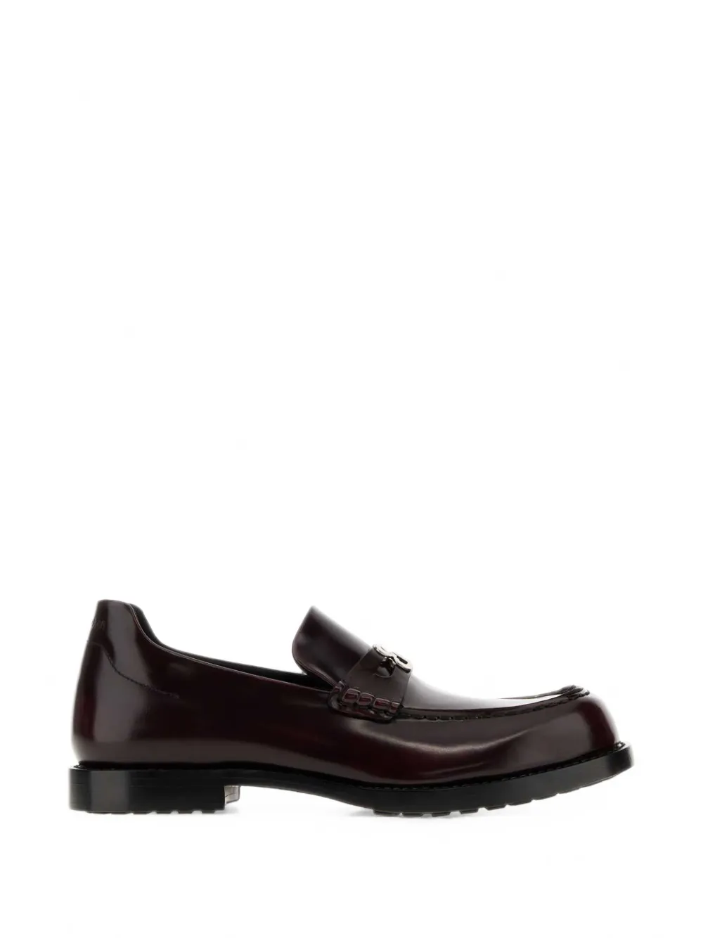 Balenciaga Comfy logo-plaque leather loafers