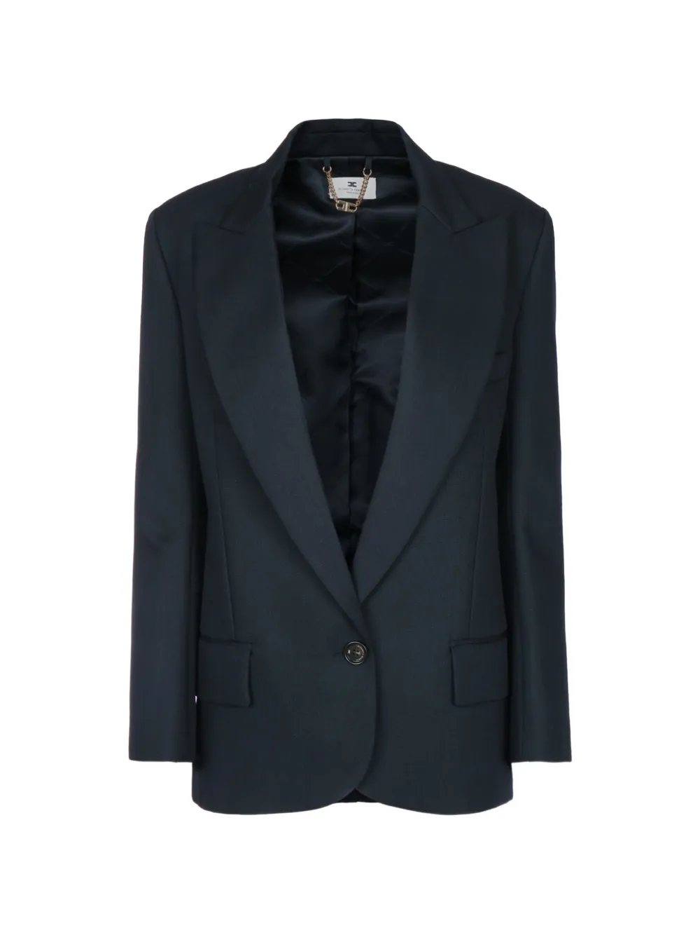 Elisabetta Franchi wool jacket - Schwarz