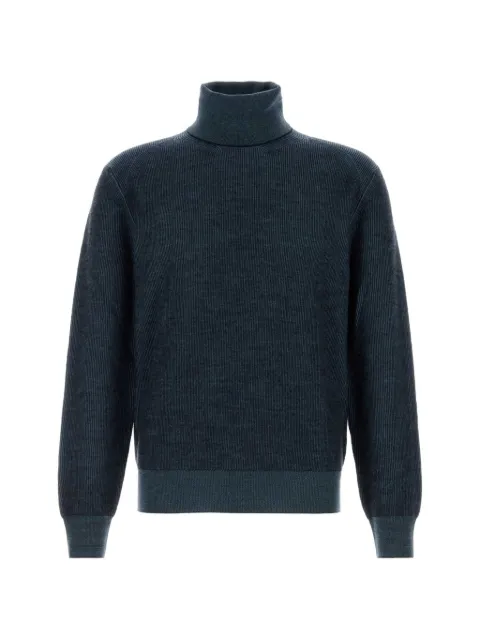 Brioni ribbed-knit roll-neck sweater