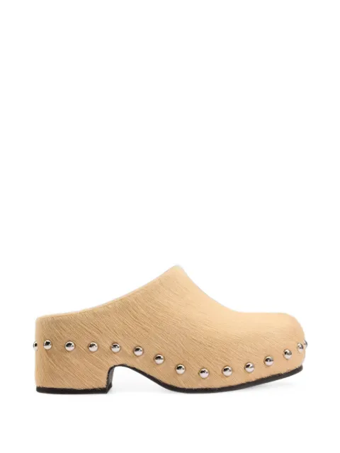 Simon Miller Rio studded haircalf mules