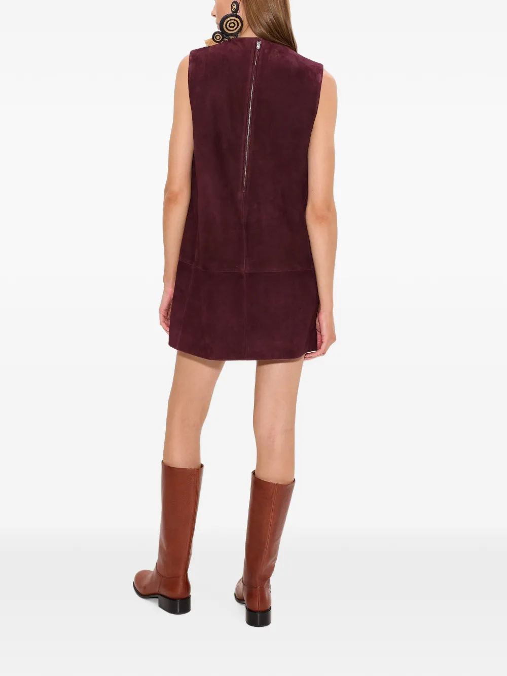 Simon Miller Delphine mini-jurk met zak-detail Rood