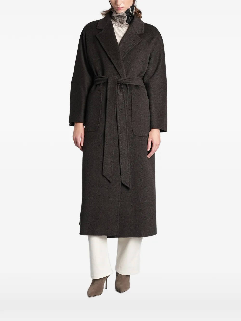 Tagliatore Charlize notch-lapels coat - Brown