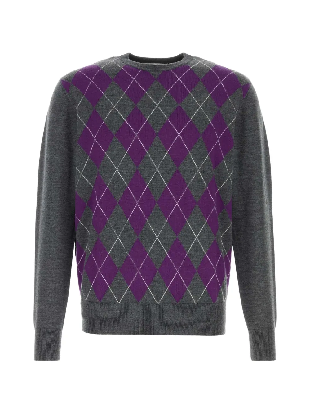 Gimaguas pull Angel en maille à losanges - Gris