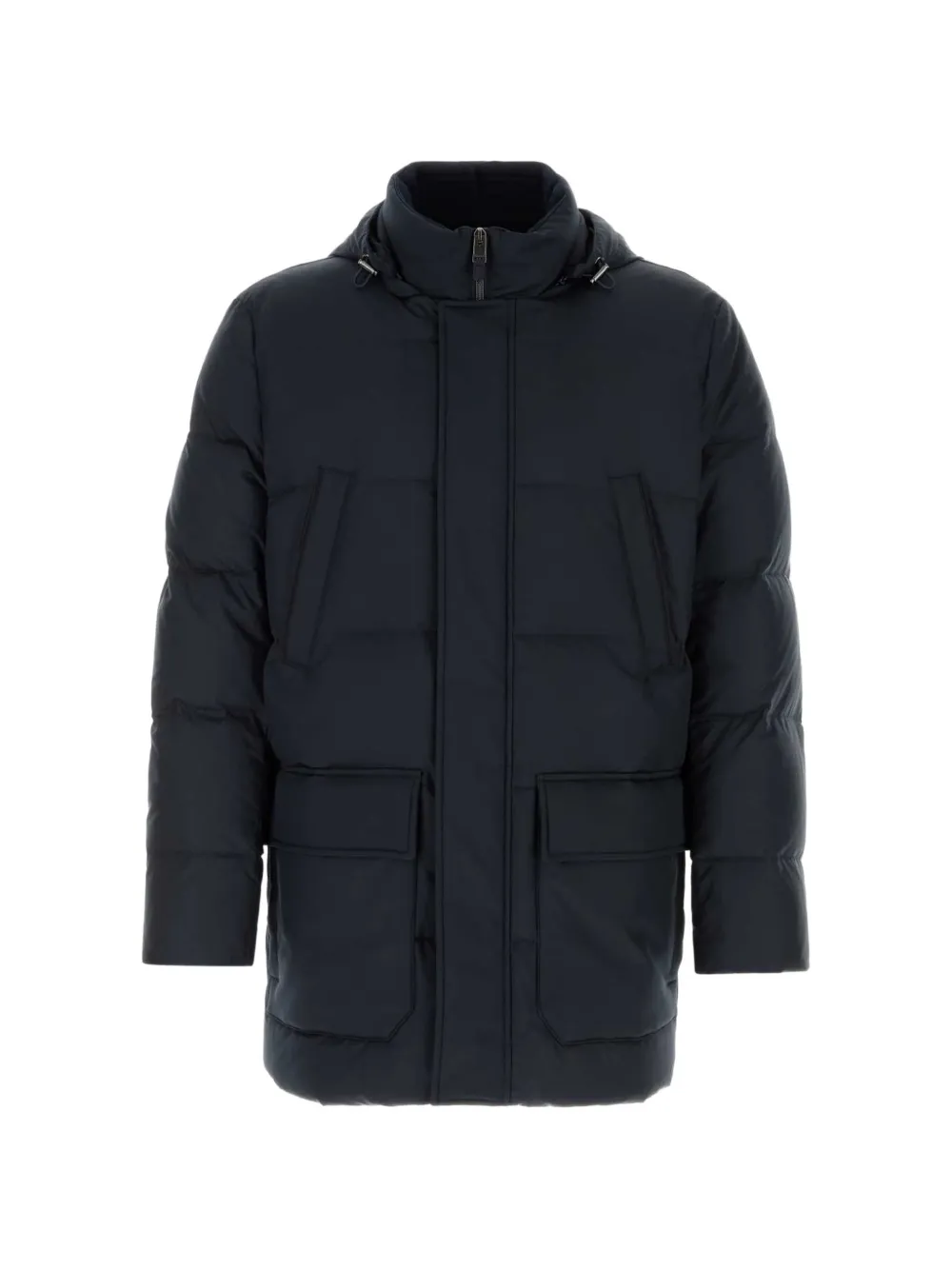 Canali hooded padded jacket