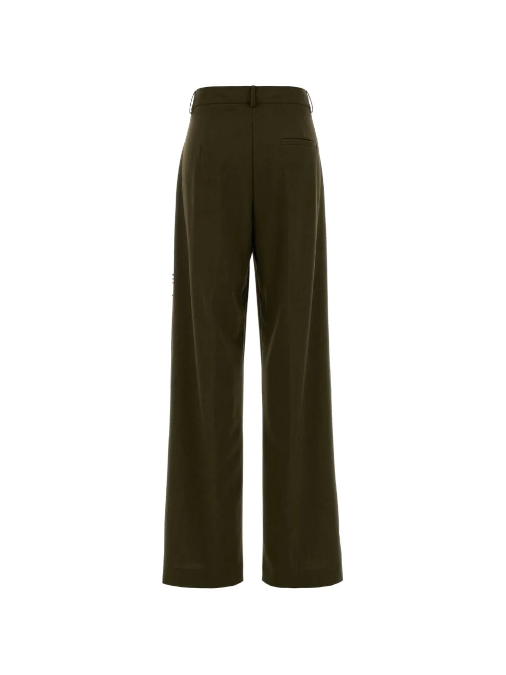DES PHEMMES Verfraaide pantalon Groen