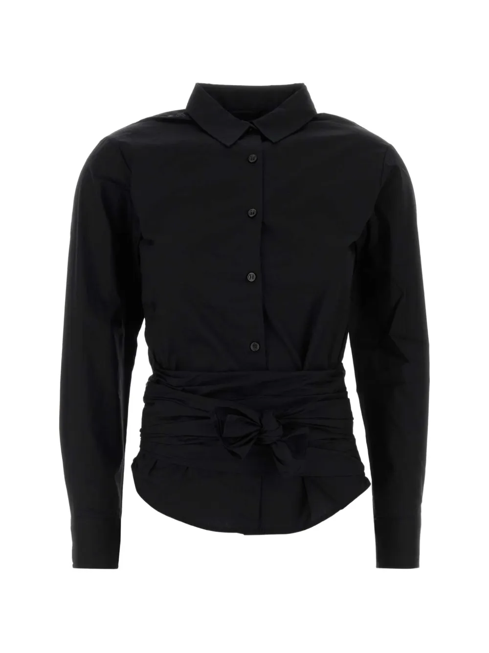 Gimaguas Ashley wrap-waist shirt - Noir Gimaguas Ashley wrap-waist shirt - Noir