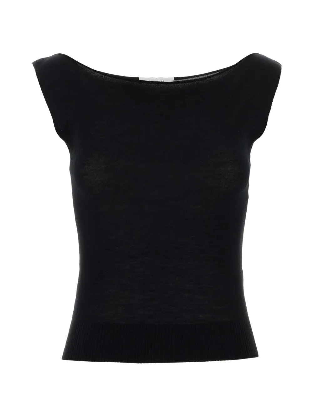 Gimaguas Nilo boat-neck top - Nero