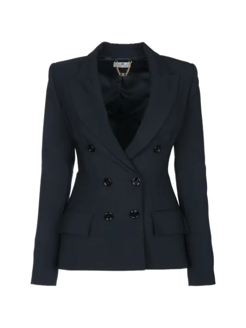 Elisabetta Franchi double-breasted peak-lapel blazer