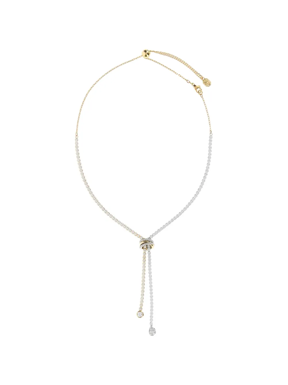 Swarovski Hyperbola crystal-embellished necklace - Gold