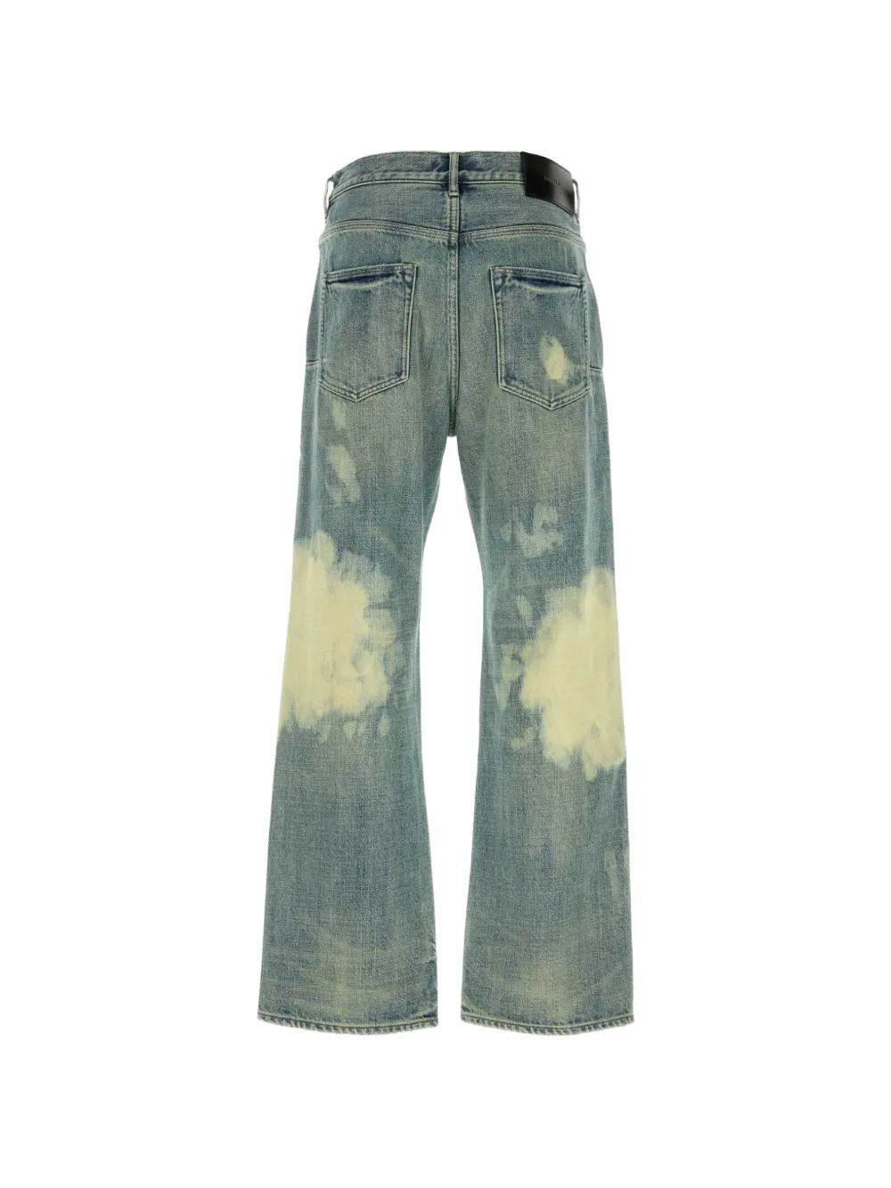Purple Brand P018 gerafelde jeans met gebleekt effect Blauw