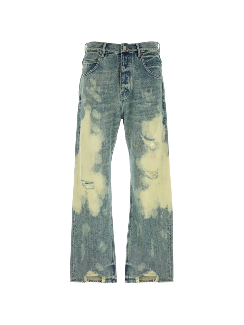 Purple Brand P018 distressed bleached-effect jeans