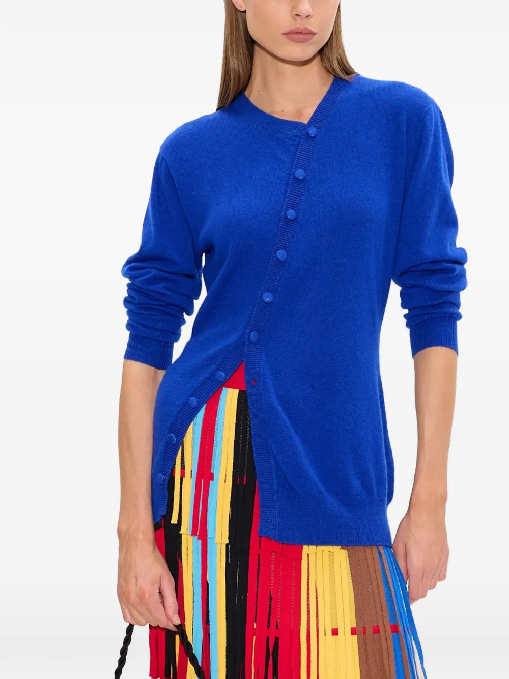 Simon Miller Ada asymmetrisch vest Blauw