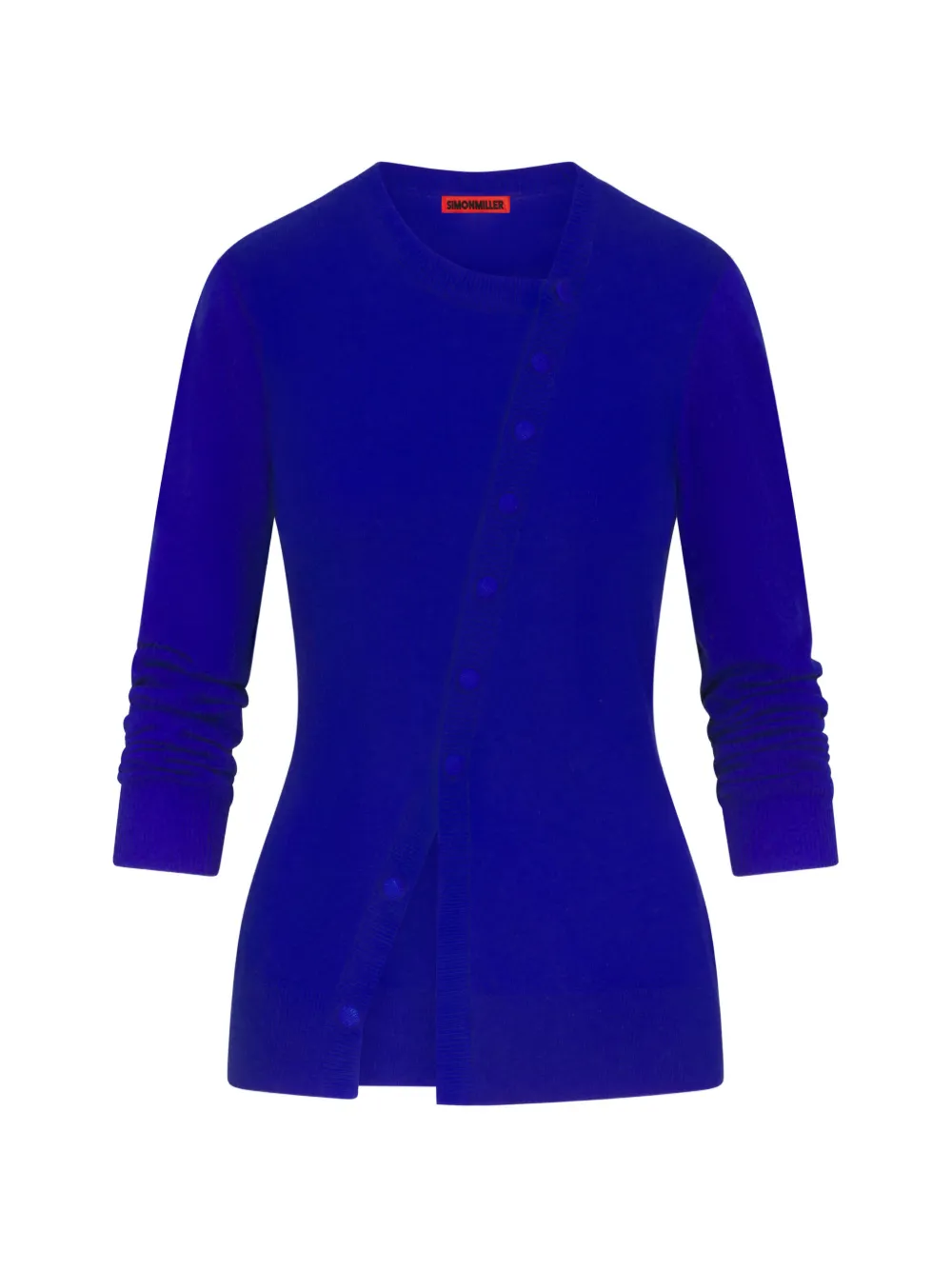 Simon Miller Ada Asymmetrical Cardigan In Blue