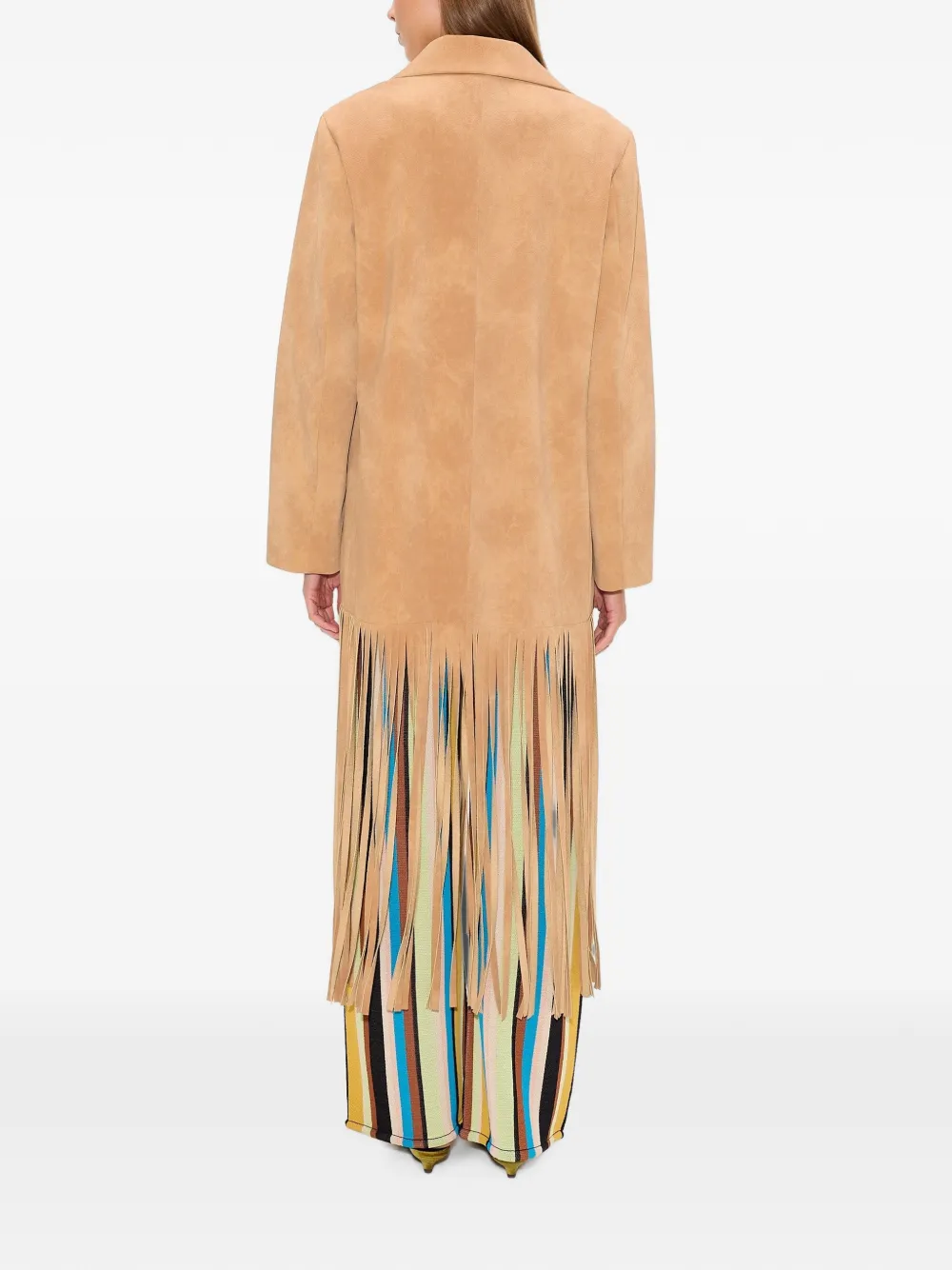 Simon Miller Vero jas met franje Beige