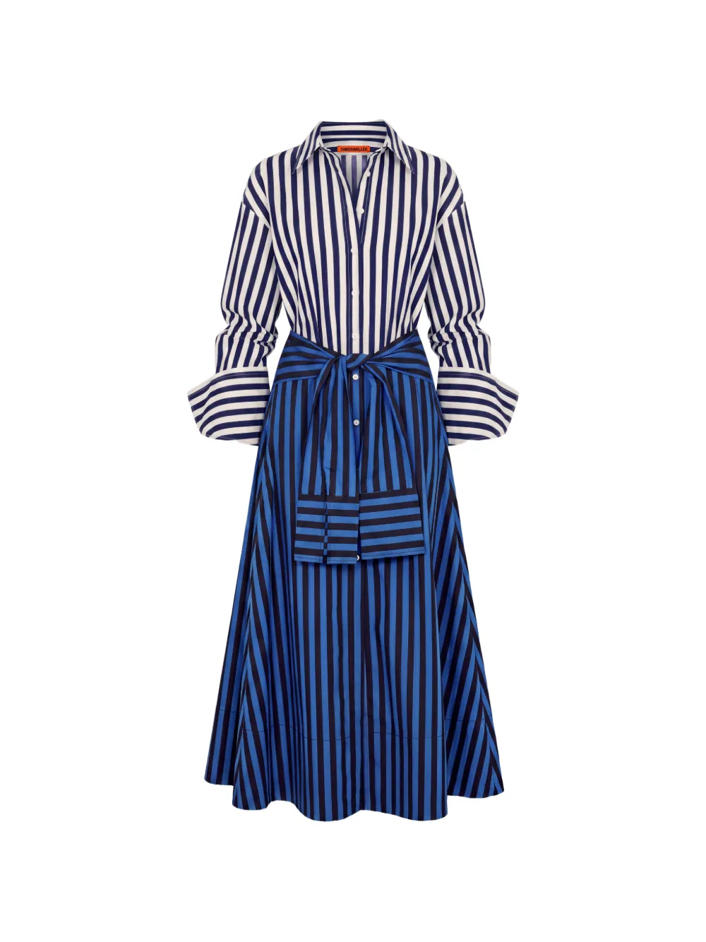 Simon Miller robe longue Inna à rayures - Bleu Simon Miller robe longue Inna à rayures - Bleu