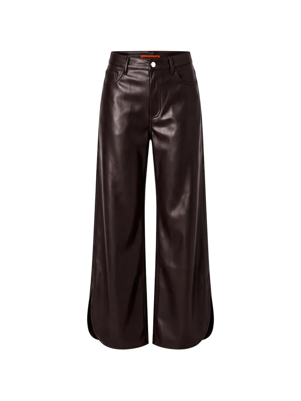 Simon Miller pantalon Livia à ourlet incurvé - Marron Simon Miller pantalon Livia à ourlet incurvé - Marron