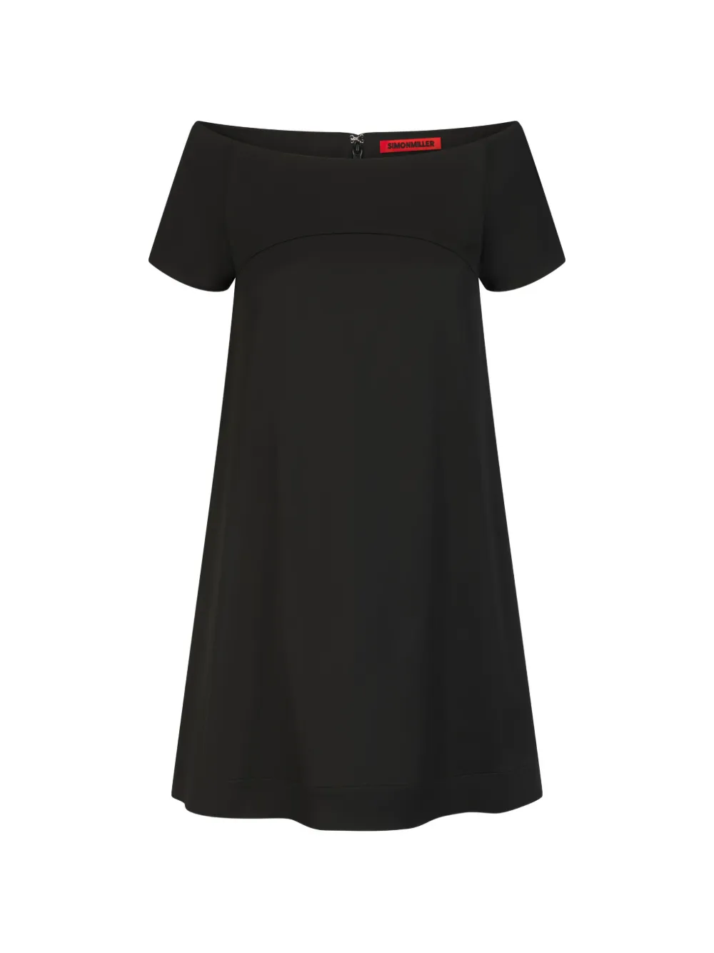 Simon Miller robe courte Taja en satin - Noir Simon Miller robe courte Taja en satin - Noir