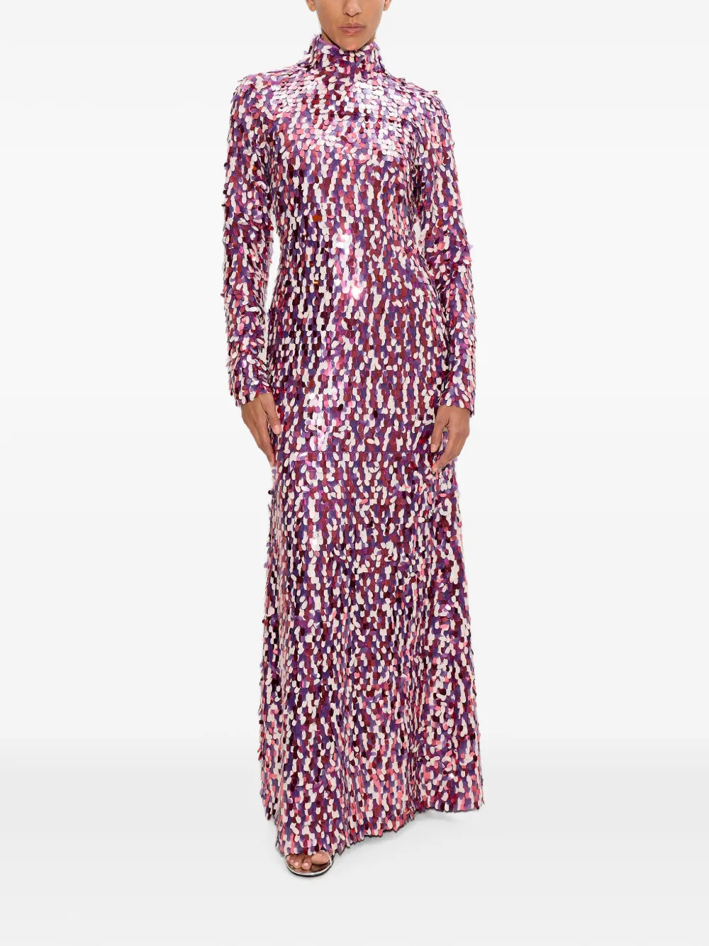 Simon Miller Sculpty maxi-jurk verfraaid met pailletten Paars
