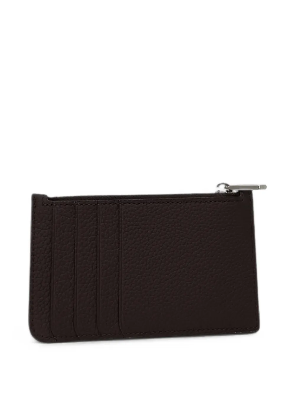 Tod's T Timeless leren pasjeshouder met textuur Bruin