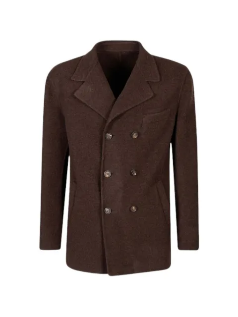 Eleventy double-breasted notched-lapel blazer
