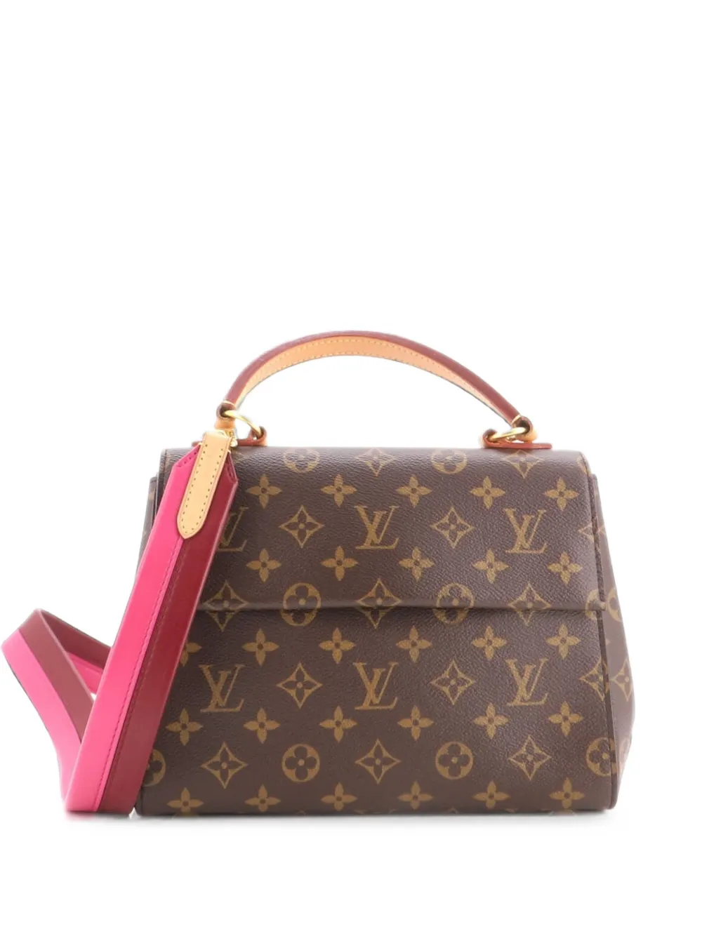 Louis Vuitton Pre-Owned sac à main Cluny en toile monogram BB - Marron