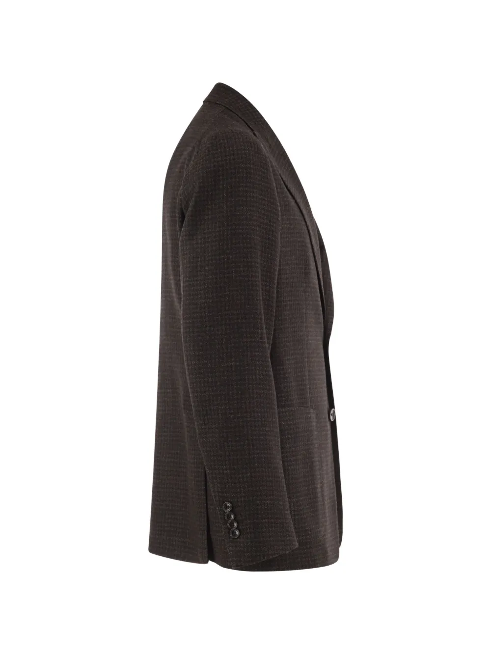 Tagliatore Blazer met enkele rij knopen en micropatroon Bruin