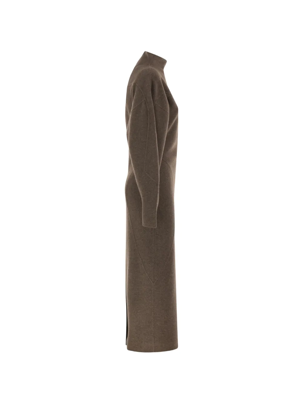Max Mara Tenuta jurk met hoge hals Bruin