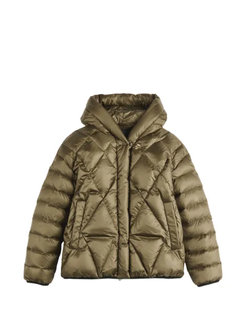 Fay argyle quilted puffer jacket