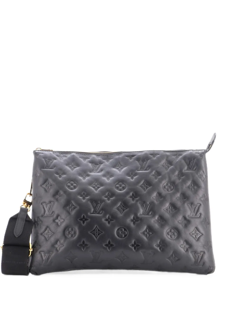 Louis Vuitton Pre-Owned Coussin Bag Monogram Embossed Lambskin MM crossbody bag - Nero