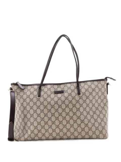 Gucci Pre-Owned grand cabas Convertible Zip GG en toile enduite et cuir