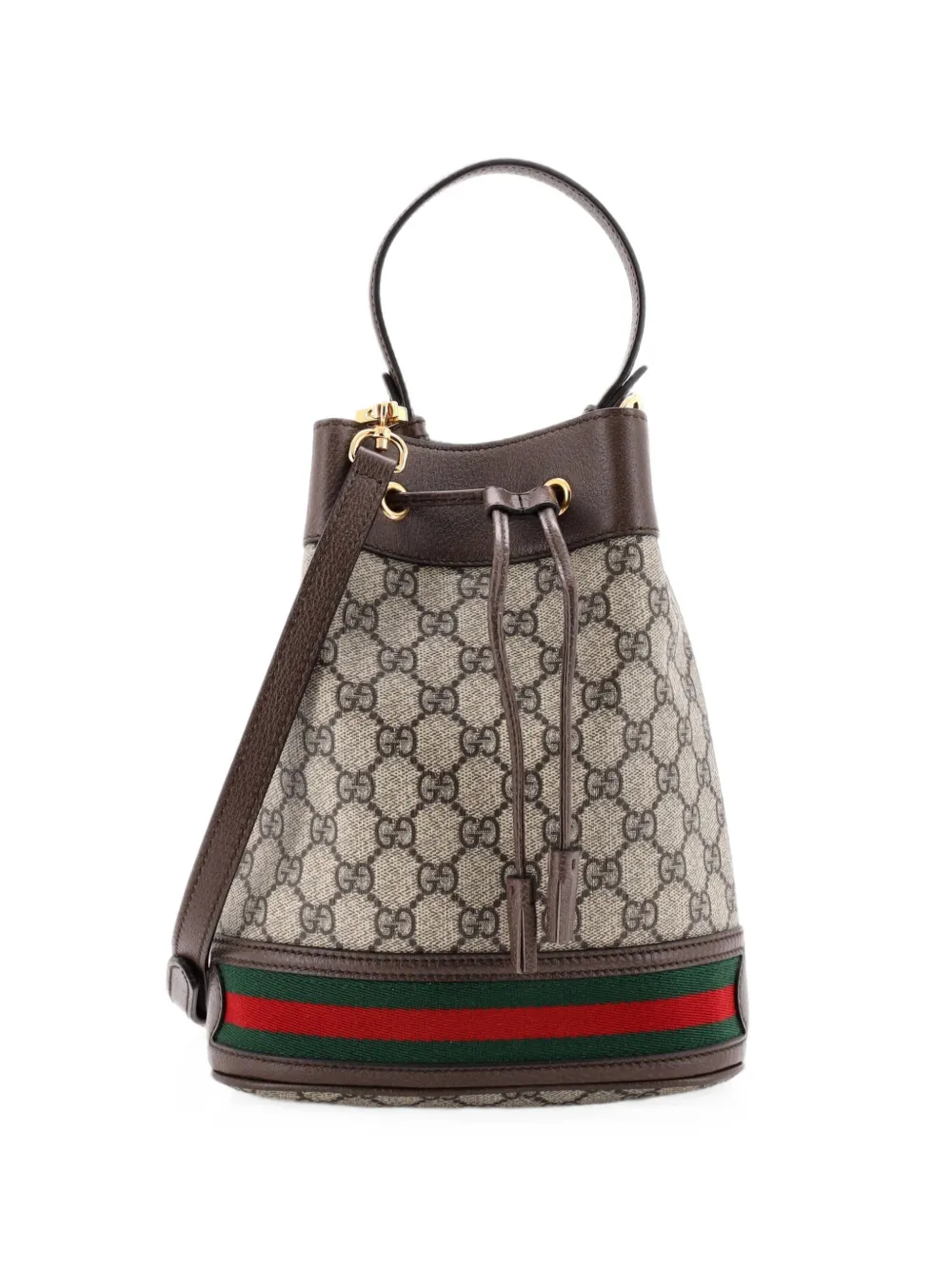 Gucci Pre-Owned petit sac banane Ophidia en toile enduite GG - Marron