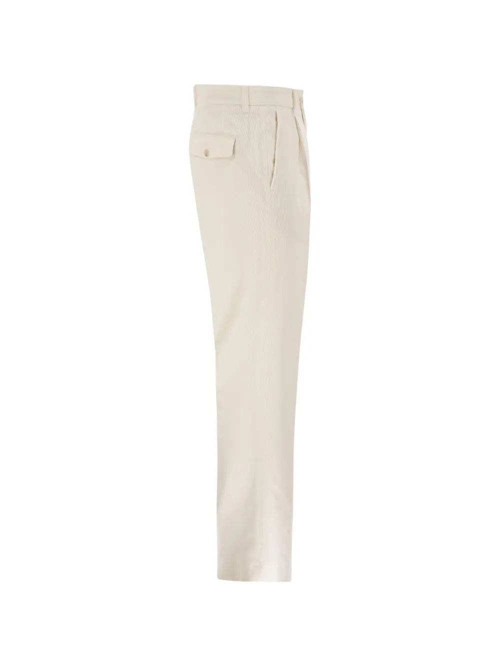 BOSS Ribfluwelen broek met toelopende pijpen Beige