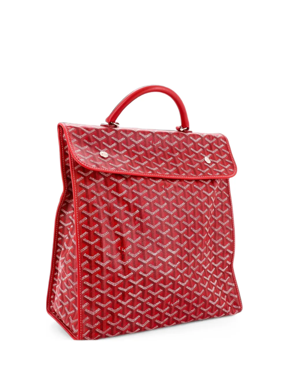Goyard Pre-Owned sac à dos Saint Leger Briefcase Coated Canvas - Rouge Goyard Pre-Owned sac à dos Saint Leger Briefcase Coated Canvas - Rouge