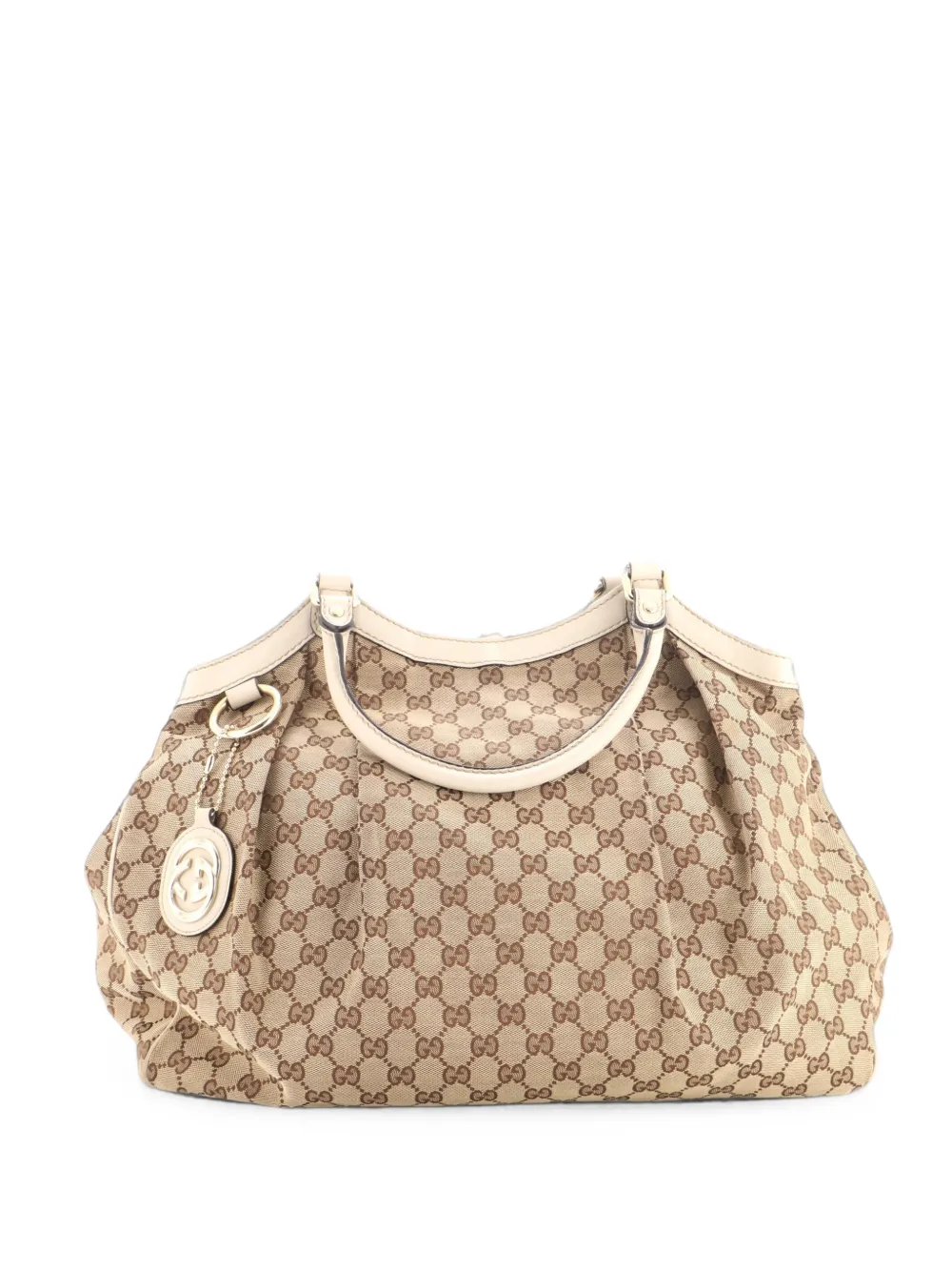 Gucci Pre-Owned grand cabas Sukey en toile GG - Marron